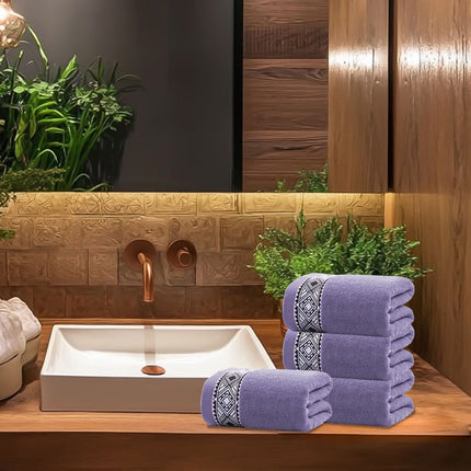 Dmlowu Luxury Bath Towels, Soft Highly Absorbent Quicker Dry Cotton Towels, Towels for Bathroom Gym, Shower, Hotel #23.