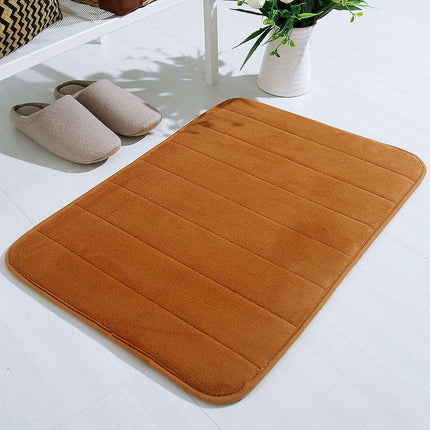 Tyidzon Soft Absorbent Bath Mat Non Slip Bathroom Rugs Quick Dry Washable Bathroom Rug for Home Bathroom Entrance Shower Floor 20 x 32 Inch Brown.