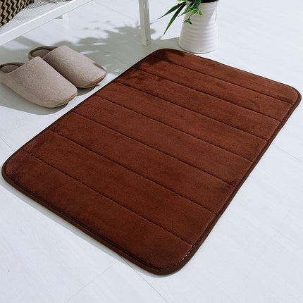 Tyidzon Soft Absorbent Bath Mat Non Slip Bathroom Rugs Quick Dry Washable Bathroom Rug for Home Bathroom Entrance Shower Floor 20 x 32 Inch Coffee.
