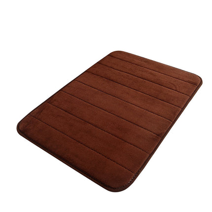 Tyidzon Soft Absorbent Bath Mat Non Slip Bathroom Rugs Quick Dry Washable Bathroom Rug for Home Bathroom Entrance Shower Floor 20 x 32 Inch Coffee.