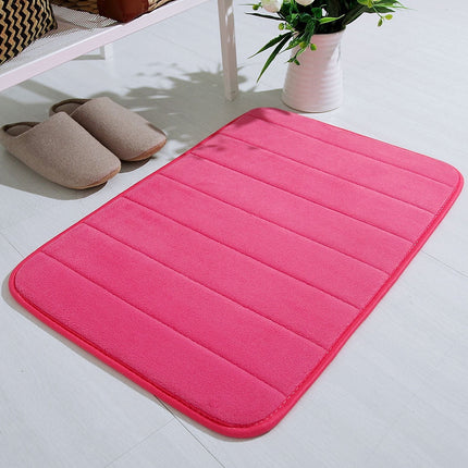 Tyidzon Soft Absorbent Bath Mat Non Slip Bathroom Rugs Quick Dry Washable Bathroom Rug for Home Bathroom Entrance Shower Floor 20 x 32 Inch Hot Pink.