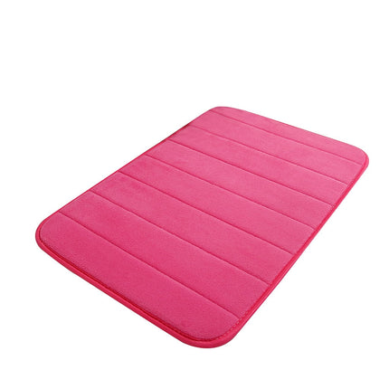 Tyidzon Soft Absorbent Bath Mat Non Slip Bathroom Rugs Quick Dry Washable Bathroom Rug for Home Bathroom Entrance Shower Floor 20 x 32 Inch Hot Pink.
