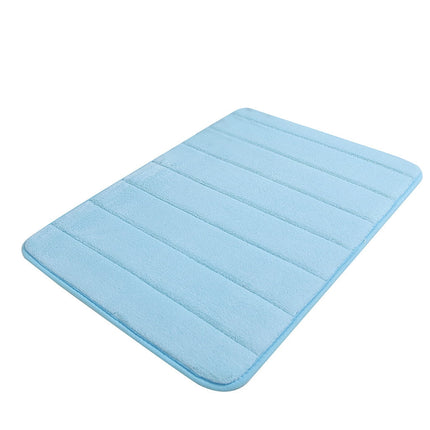Tyidzon Soft Absorbent Bath Mat Non Slip Bathroom Rugs Quick Dry Washable Bathroom Rug for Home Bathroom Entrance Shower Floor 20 x 32 Inch Light blue.