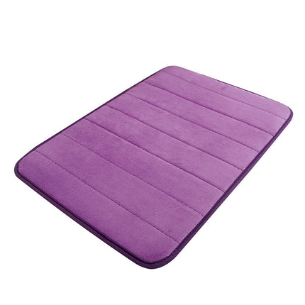 Tyidzon Soft Absorbent Bath Mat Non Slip Bathroom Rugs Quick Dry Washable Bathroom Rug for Home Bathroom Entrance Shower Floor 20 x 32 Inch Purple.