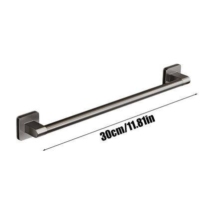Tyidzon Hand Towel Bar 12" Stainless Steel Heavy Duty Towel Racks for Bathroom Wall Mounted, Home Decor Space-Saving Towel Rod Gray.