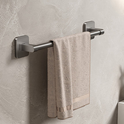 Tyidzon Hand Towel Bar 12" Stainless Steel Heavy Duty Towel Racks for Bathroom Wall Mounted, Home Decor Space-Saving Towel Rod Gray.