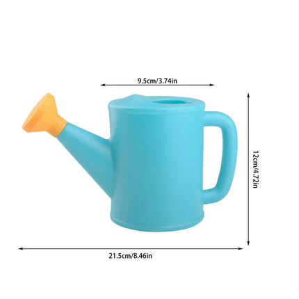 Dmlowu Watering Can 700ml Plastic Kids Watering Can Light-Weight Watering Can Indoor Plants for Artificial Plants Outdoor Garden Flowers Live Plants, Sturdy Gardening Watering Can for Kids Blue.