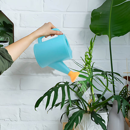 Dmlowu Watering Can 700ml Plastic Kids Watering Can Light-Weight Watering Can Indoor Plants for Artificial Plants Outdoor Garden Flowers Live Plants, Sturdy Gardening Watering Can for Kids Blue.