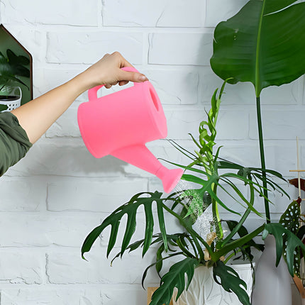 Dmlowu Watering Can 700ml Plastic Kids Watering Can Light-Weight Watering Can Indoor Plants for Artificial Plants Outdoor Garden Flowers Live Plants, Sturdy Gardening Watering Can for Kids Pink.