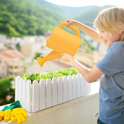 Dmlowu Watering Can 700ml Plastic Kids Watering Can Light-Weight Watering Can Indoor Plants for Artificial Plants Outdoor Garden Flowers Live Plants, Sturdy Gardening Watering Can for Kids Yellow.