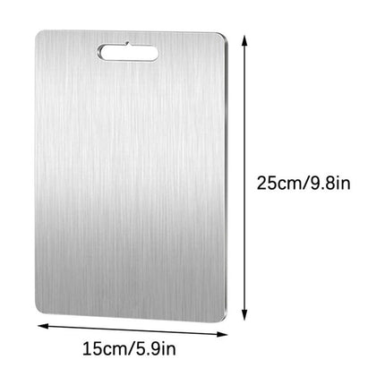 PALIFEUR Cutting Board Non Toxic Steel Cutting Boards for Kitchen, Different Sizes & Non Slip Handles, Servicealbe Non Stick Chopping Board A.