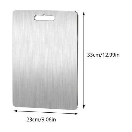 PALIFEUR Cutting Board Non Toxic Steel Cutting Boards for Kitchen, Different Sizes & Non Slip Handles, Servicealbe Non Stick Chopping Board C.