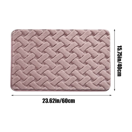 PALIFEUR Bathroom Rugs, Extra Soft Absorbent Bath Rugs, 15.7"x23.6" Quicker Dry Washable Bath Mat for Bathroom, Tub and Shower, Non-Slip Bathroom Rug Pink.