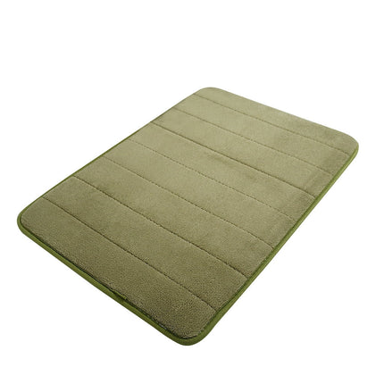 Dmlowu Bathroom Rugs - Ultra Absorbent Non-Slip Floor Bath Mat, Super Soft Shower Mat for Bath Tub, Machine Washable 16x24" (Brown) #A-Green.