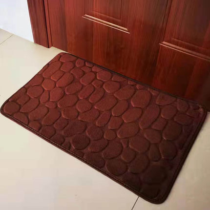 Dmlowu Bathroom Rugs - Ultra Absorbent Non-Slip Floor Bath Mat, Super Soft Shower Mat for Bath Tub, Machine Washable 16x24" (Brown) #B-Coffee.
