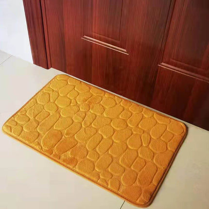 Dmlowu Bathroom Rugs - Ultra Absorbent Non-Slip Floor Bath Mat, Super Soft Shower Mat for Bath Tub, Machine Washable 16x24" (Brown) #B-Khaki.