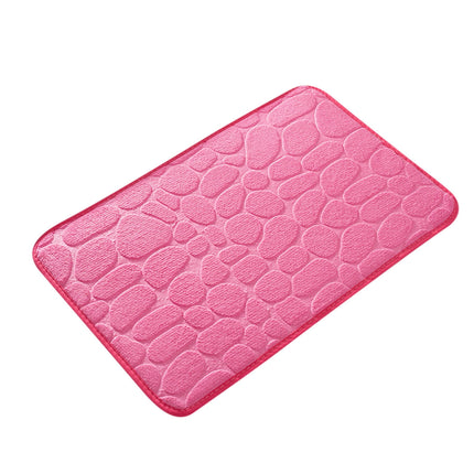 Dmlowu Bathroom Rugs - Ultra Absorbent Non-Slip Floor Bath Mat, Super Soft Shower Mat for Bath Tub, Machine Washable 16x24" (Brown) #B-Pink.