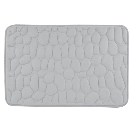 Dmlowu Bathroom Rugs - Ultra Absorbent Non-Slip Floor Bath Mat, Super Soft Shower Mat for Bath Tub, Machine Washable 16x24" (Brown) #C-Gray.