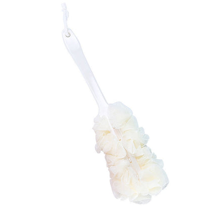 PALIFEUR Back Scrubber for Shower, Soft Loofah with Handle, Fluffyies Loofah on a Stick, Exfoliating Shower Sponge with Handle, Bath Brush, Shower Sponge Loofah Back Scrubber Beige.