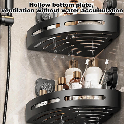 Clearance! PALIFEUR Corner Shower Caddy, Plastic Shower Organizer Corner with 2 Pcs Suction Cup, No Drilling Corner Shower Shelves for Bathroom Kitchen A.