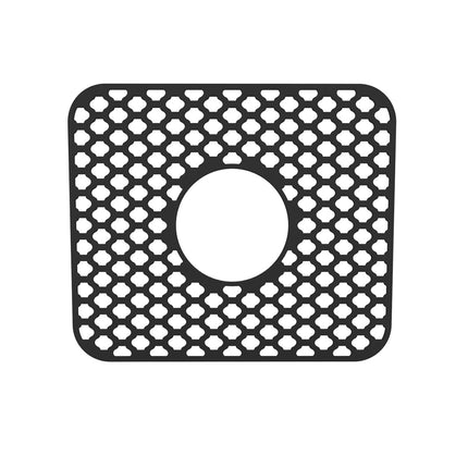 PALIFEUR Sink Protectors for Kitchen Sink, Silicone Kitchen Sink Mat, 13.6" x 15.6" Sink Mat Protects Sink from Stains, Damage, Scratches, Dishwasher Safe Sink Grids, Sink Mat, for Kitchen Black.