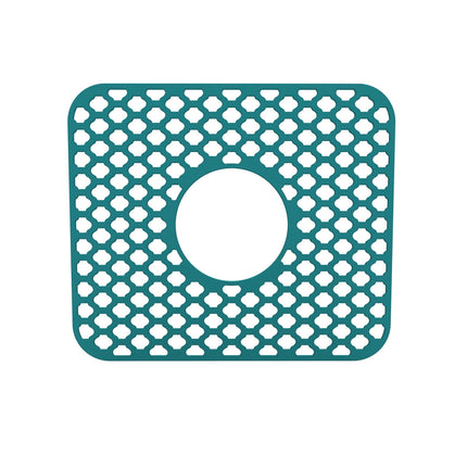 PALIFEUR Sink Protectors for Kitchen Sink, Silicone Kitchen Sink Mat, 13.6" x 15.6" Sink Mat Protects Sink from Stains, Damage, Scratches, Dishwasher Safe Sink Grids, Sink Mat, for Kitchen Green.