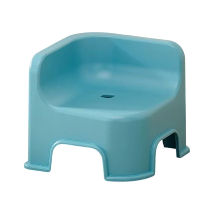 Wzzjkit Bathroom Small Stool Plastic Stool Children's Stool Home Stepping Non Slip Thickened Plastic Stool Baby Low Stool Bathing Stool Blue.