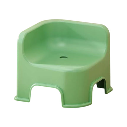 Wzzjkit Bathroom Small Stool Plastic Stool Children's Stool Home Stepping Non Slip Thickened Plastic Stool Baby Low Stool Bathing Stool Green.