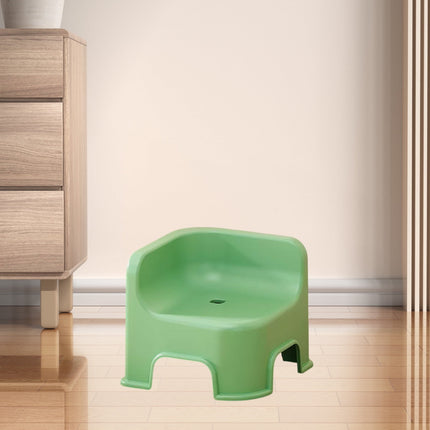 Wzzjkit Bathroom Small Stool Plastic Stool Children's Stool Home Stepping Non Slip Thickened Plastic Stool Baby Low Stool Bathing Stool Green.
