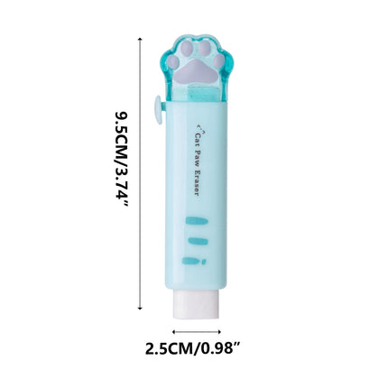 Tyidzon Erasers for Pencils 2 Pack, Cute Pencil Erasers for Office, Erasers for Drawing Sketching Blue.