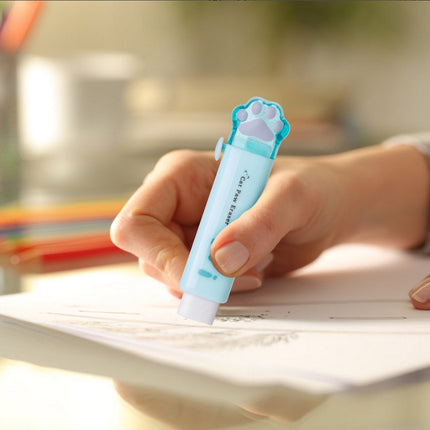 Tyidzon Erasers for Pencils 2 Pack, Cute Pencil Erasers for Office, Erasers for Drawing Sketching Blue.
