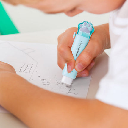 Tyidzon Erasers for Pencils 2 Pack, Cute Pencil Erasers for Office, Erasers for Drawing Sketching Blue.