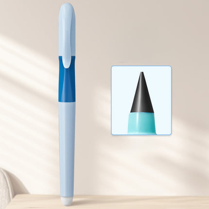 Tyidzon Forever Pencils for Writing, No Need Sharpened Pencil Cute Inkless Everlasting Pencil for Sketching, Replace Mechanical Pen for Sketch, Drawing and Writing Blue.