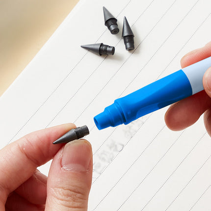 Tyidzon Forever Pencils for Writing, No Need Sharpened Pencil Cute Inkless Everlasting Pencil for Sketching, Replace Mechanical Pen for Sketch, Drawing and Writing Blue.