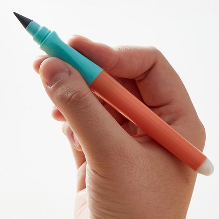 Tyidzon Forever Pencils for Writing, No Need Sharpened Pencil Cute Inkless Everlasting Pencil for Sketching, Replace Mechanical Pen for Sketch, Drawing and Writing Orange.