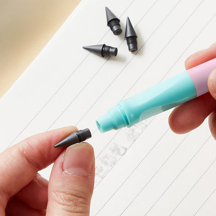 Tyidzon Forever Pencils for Writing, No Need Sharpened Pencil Cute Inkless Everlasting Pencil for Sketching, Replace Mechanical Pen for Sketch, Drawing and Writing Pink.