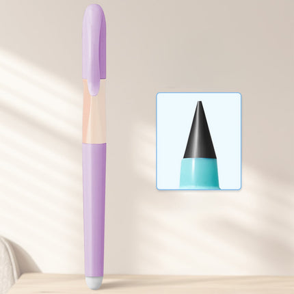 Tyidzon Forever Pencils for Writing, No Need Sharpened Pencil Cute Inkless Everlasting Pencil for Sketching, Replace Mechanical Pen for Sketch, Drawing and Writing Purple.
