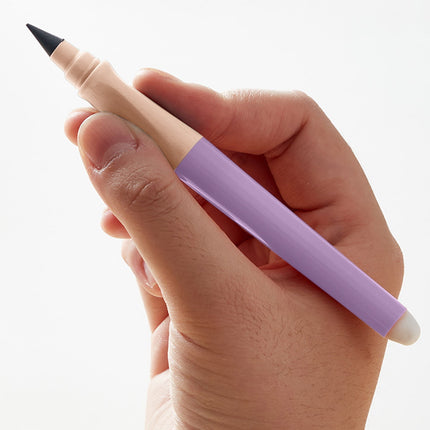 Tyidzon Forever Pencils for Writing, No Need Sharpened Pencil Cute Inkless Everlasting Pencil for Sketching, Replace Mechanical Pen for Sketch, Drawing and Writing Purple.