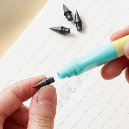 Tyidzon Forever Pencils for Writing, No Need Sharpened Pencil Cute Inkless Everlasting Pencil for Sketching, Replace Mechanical Pen for Sketch, Drawing and Writing Yellow.