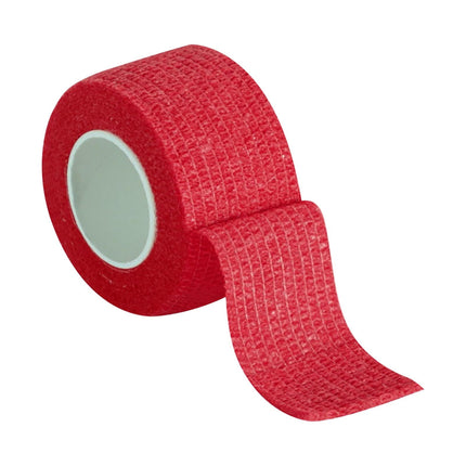 Tyidzon 3 Rolls Kinesiology Tape, 3 Colors 1 Inch x 14.8 Feet Athletic Tape, Elastic Muscle Tape, Sports Tape, Thumb, Finger, Wrist, Ankle, Knee Tape for Exercise and Daily Use Red.