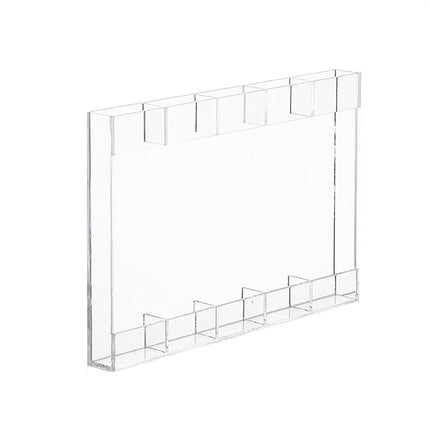 Tyidzon Acrylic Straw Holder for Cabinet, Reusable Tumbler Straw Organizer Storage Container Straw Holder for Counter Cabinet Cupboard Kitchen Clear.