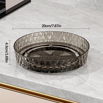 Xuniizn Multipurpose Lazy Susan Organizer - 360 Rotating Spice Rack Turntable for Kitchen Cabinet Storage & Table Top Display Gray.