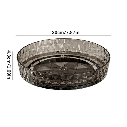 Xuniizn Multipurpose Lazy Susan Organizer - 360 Rotating Spice Rack Turntable for Kitchen Cabinet Storage & Table Top Display Gray.