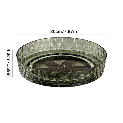 Xuniizn Multipurpose Lazy Susan Organizer - 360 Rotating Spice Rack Turntable for Kitchen Cabinet Storage & Table Top Display Green.