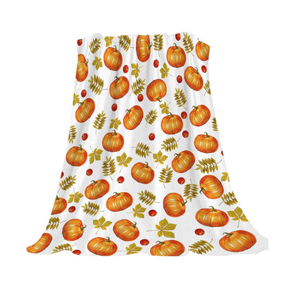 Xuniizn Fall Throw Blanket Breathable Fleece Blanket,28x39" Soft & Skin-Friendly High-Density Fall Blanket Warm, Heat-Locking, Machine-Washable, A Cozy Choice for Autumn & Winter Home Use A#Multicolor(39x51").