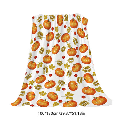 Xuniizn Fall Throw Blanket Breathable Fleece Blanket,28x39" Soft & Skin-Friendly High-Density Fall Blanket Warm, Heat-Locking, Machine-Washable, A Cozy Choice for Autumn & Winter Home Use A#Multicolor(39x51").