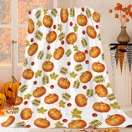 Xuniizn Fall Throw Blanket Breathable Fleece Blanket,28x39" Soft & Skin-Friendly High-Density Fall Blanket Warm, Heat-Locking, Machine-Washable, A Cozy Choice for Autumn & Winter Home Use A#Multicolor(39x51").
