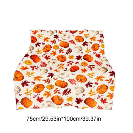 Xuniizn Fall Throw Blanket Breathable Fleece Blanket,28x39" Soft & Skin-Friendly High-Density Fall Blanket Warm, Heat-Locking, Machine-Washable, A Cozy Choice for Autumn & Winter Home Use E#Multicolor(39x30").