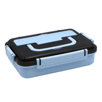 Xuniizn Bento Box Adult Lunch Box, Containers for Adults Men Women, Lunchable Food Container with Utensils, Sauce Jar, Muffin Liners, Microwave & Dishwasher Safe Blue#6.
