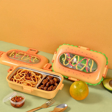 Xuniizn Bento Box Adult Lunch Box, Containers for Adults Men Women, Lunchable Food Container with Utensils, Sauce Jar, Muffin Liners, Microwave & Dishwasher Safe Multicolor.